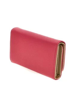 Fuxia Geldbörse mit goldenem Logo Laura biagiotti LB26S-500-68