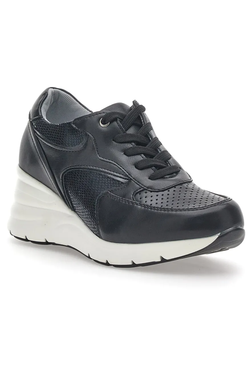 Gavi 853902 Schwarze Keilsneaker
