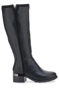GIAN MARCO VENTURI SV0183 Hohe schwarze Stiefel