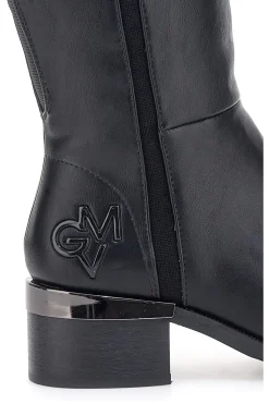 GIAN MARCO VENTURI SV0183 Hohe schwarze Stiefel