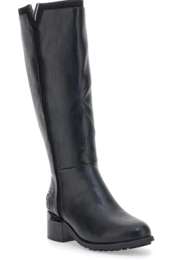 GIAN MARCO VENTURI SV0183 Hohe schwarze Stiefel