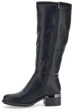 GIAN MARCO VENTURI SV0183 Hohe schwarze Stiefel