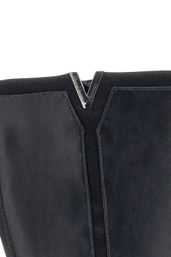 GIAN MARCO VENTURI SV0183 Hohe schwarze Stiefel
