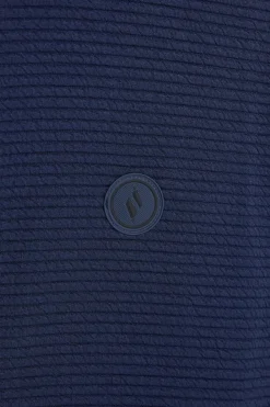 Gilet Blu con Zip e Collo Alto Skechers JA249