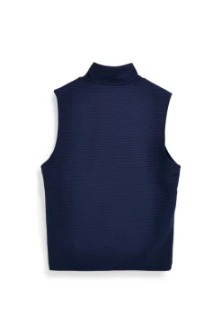Gilet Blu con Zip e Collo Alto Skechers JA249
