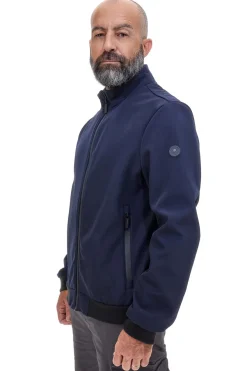 Giubbino blu con zip e polsini elasticizzati Sevenoaks 21
