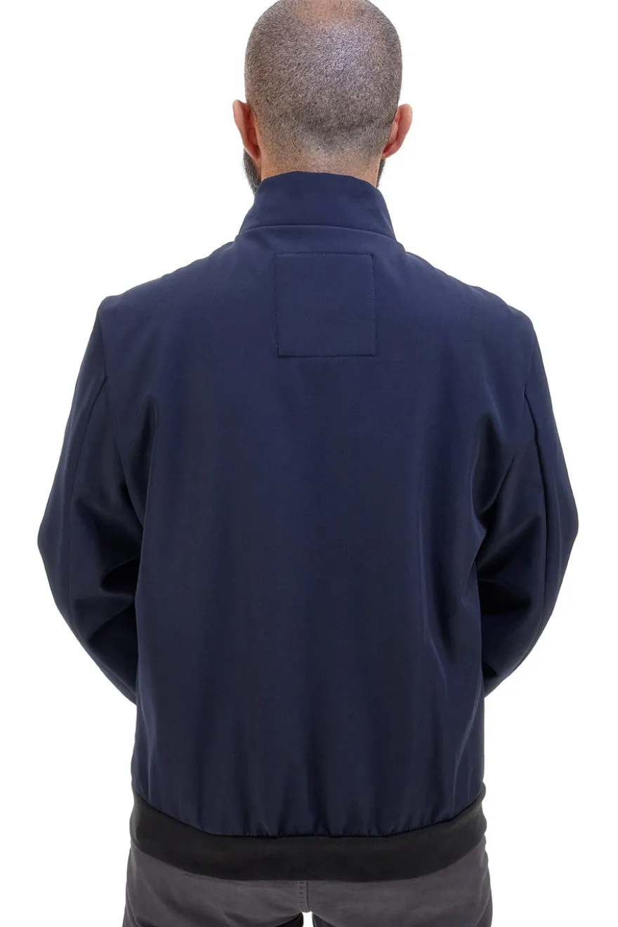 Giubbino blu con zip e polsini elasticizzati Sevenoaks 21