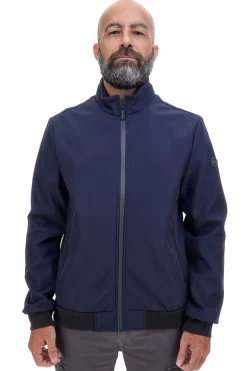 Giubbino blu con zip e polsini elasticizzati Sevenoaks 21