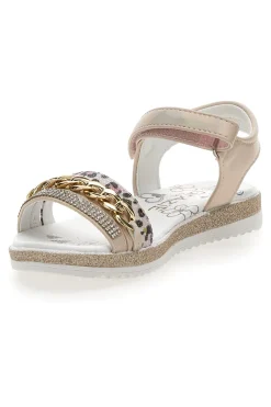 Goldene Sandalen mit Riemen Grazie Girl 14320
