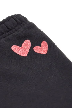 Gonna nera con cuori rossi PITT KIDS 6007