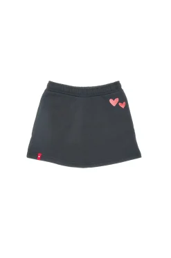 Gonna nera con cuori rossi PITT KIDS 6007