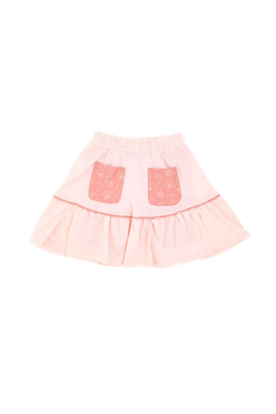 Gonna Pantalone Rosa Con Tasche Pitt Kids PT-K-SK-7035