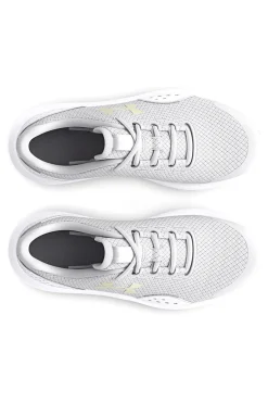 Graue Mesh-Turnschuhe für Damen Under Armour GGS Surge 4