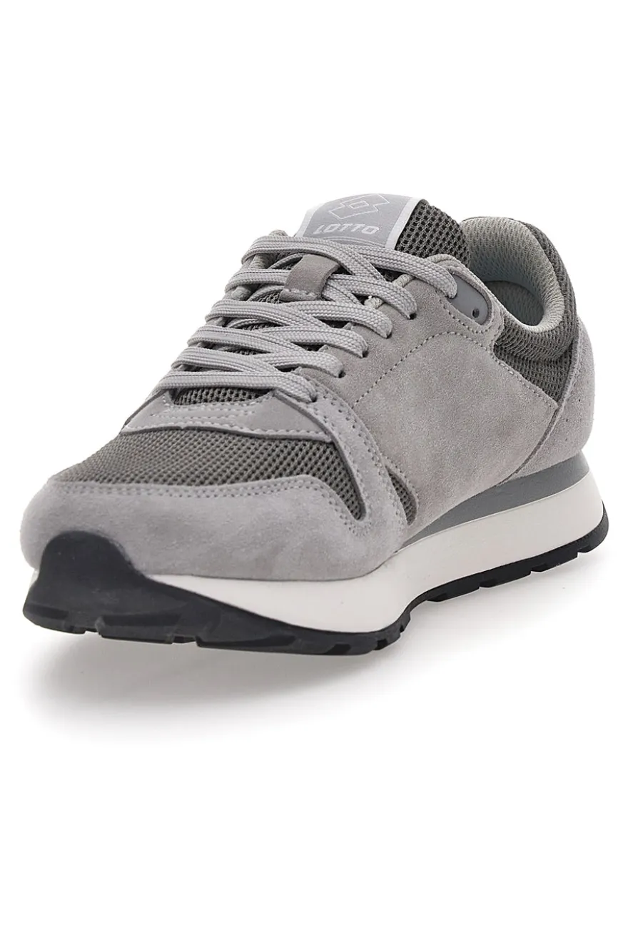 Graue Sneakers mit Air Memory Foam Lotto Trainer Amf Msh