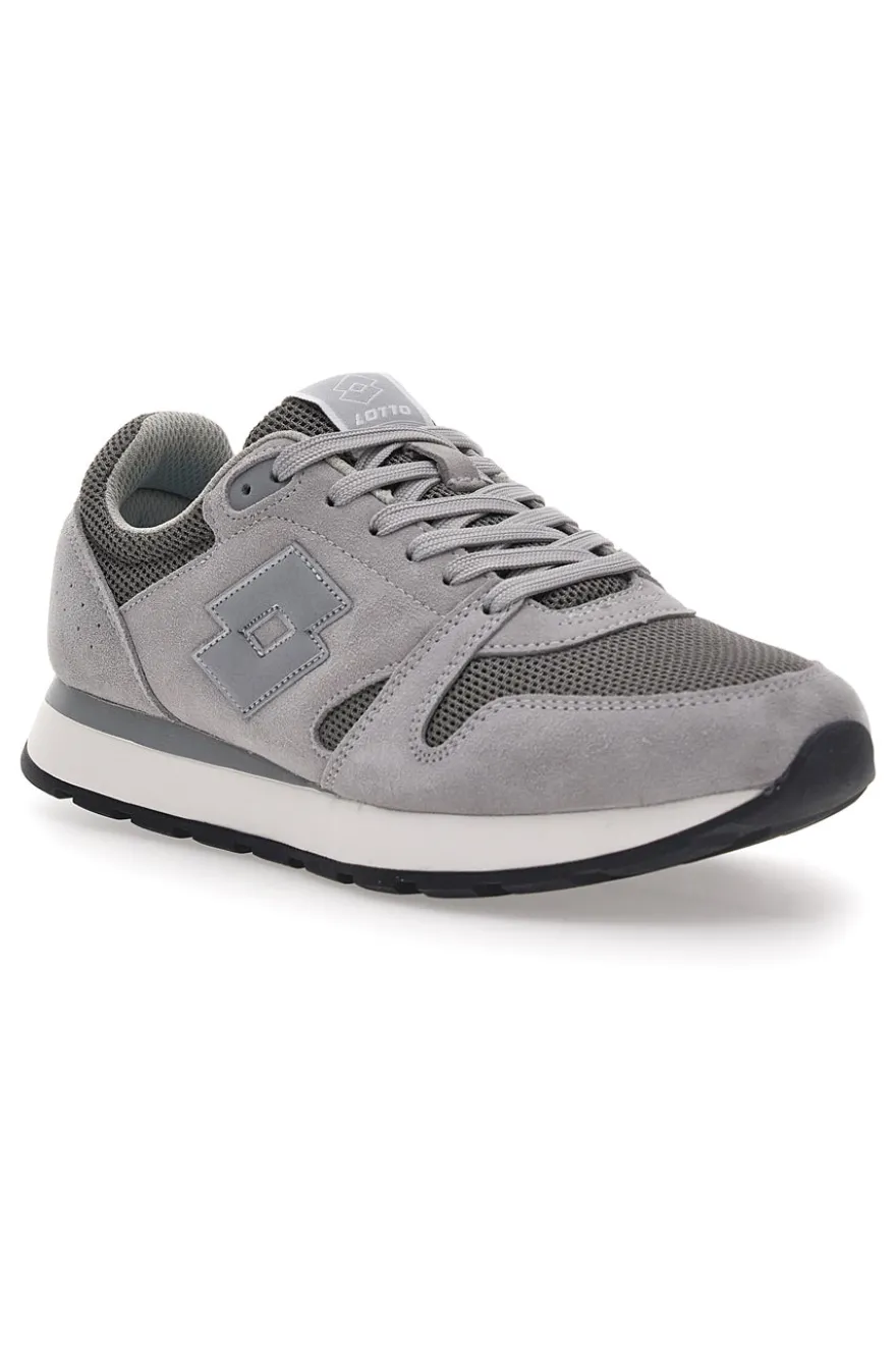 Graue Sneakers mit Air Memory Foam Lotto Trainer Amf Msh