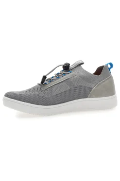 Graue Sneakers mit Mesh-Obermaterial und elastischen Schnürsenkeln MARES MRS23307F