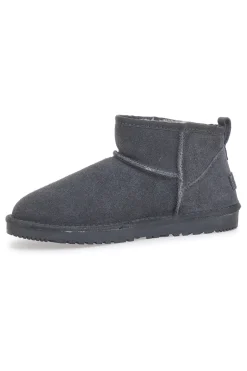 Graue Stiefeletten mit Fell Max Dillan 5522