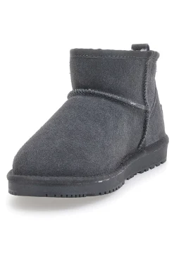 Graue Stiefeletten mit Fell Max Dillan 5522