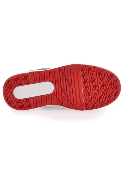 Graue und schwarze Mid-Cut-Sneaker PITT KIDS K22879