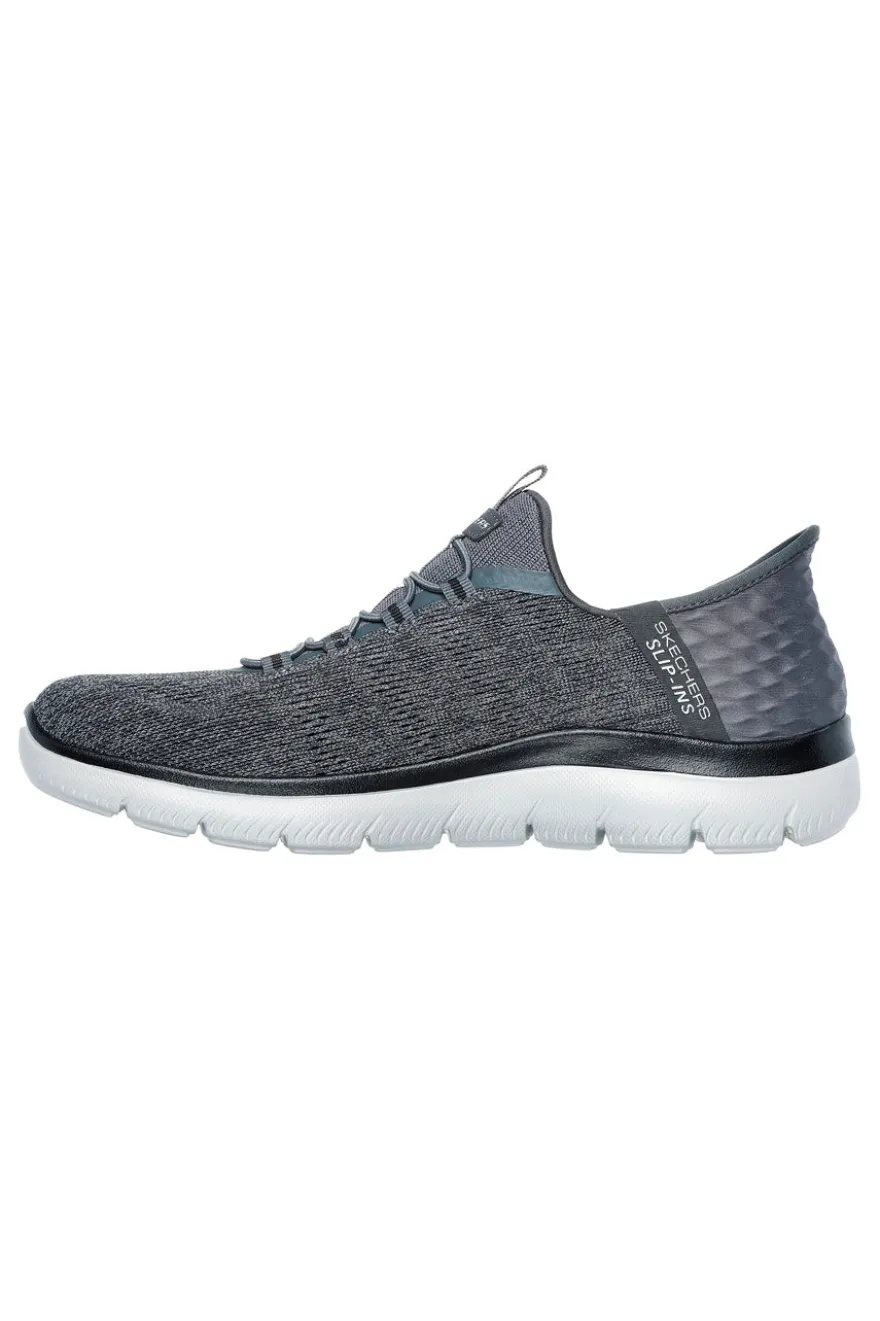 Graue vegane Sneakers Skechers Hands Free Slip-Ins: Summits – Key Pace