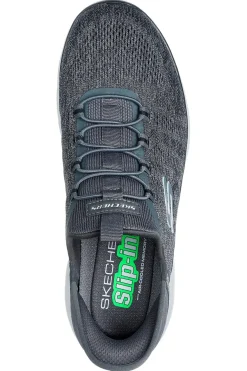 Graue vegane Sneakers Skechers Hands Free Slip-Ins: Summits – Key Pace