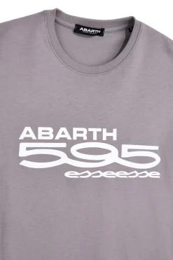 Graues T-Shirt mit Logodruck Abarth AH24SS102