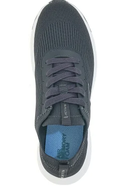 Grau-weiße Laufschuhe mit Mesh-Obermaterial LOTTO SPEEDRIDE 1000
