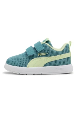 Grün Gelb Riemchenschuhe Puma Courtflex V3 Mesh Inf