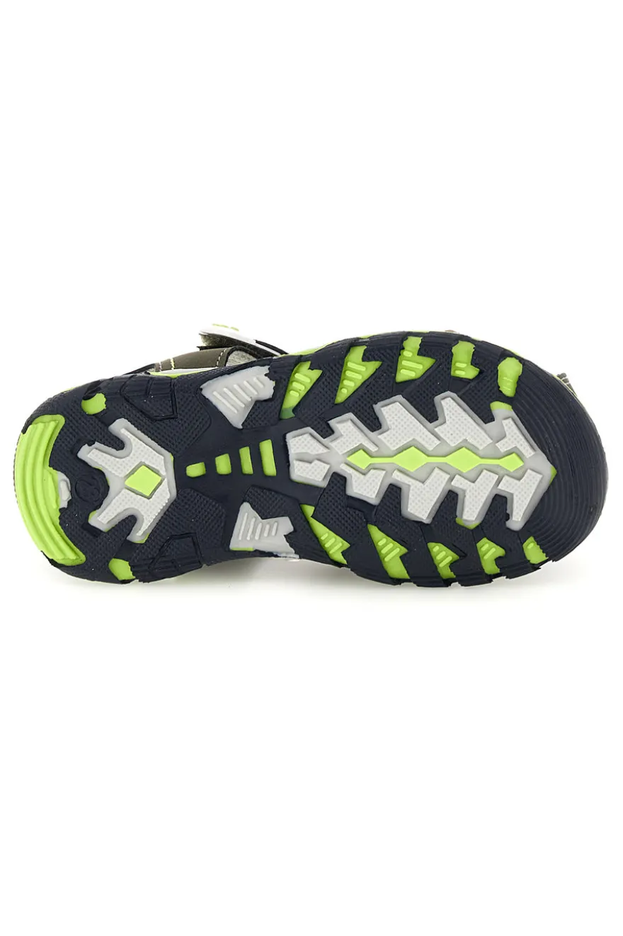 Grüne Sandalen mit Riemenverschluss Pitt Kinder 15111