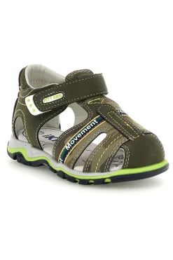 Grüne Sandalen mit Riemenverschluss Pitt Kinder 15111