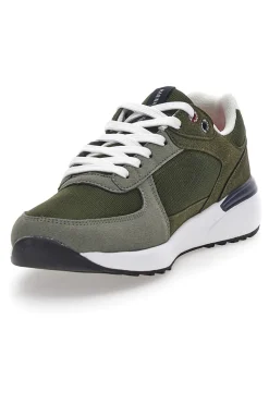 Grüne Sneakers mit Memory Soft Navy MM2281