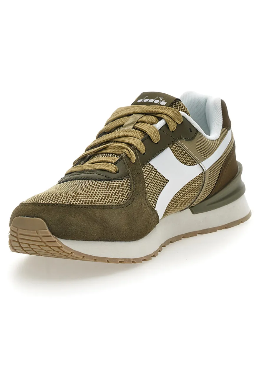 Grüne Sneakers mit Schnürsenkeln Diadora Fenice
