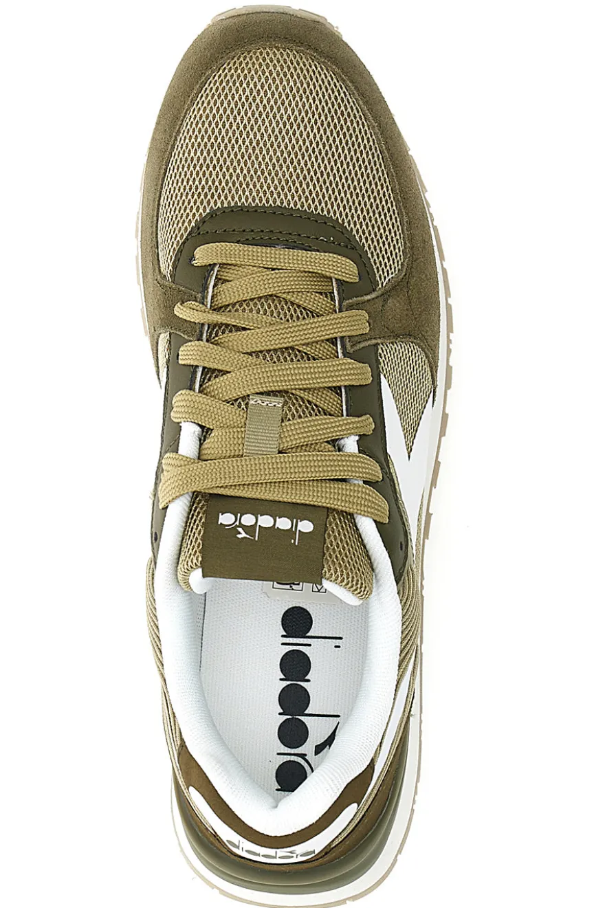 Grüne Sneakers mit Schnürsenkeln Diadora Fenice
