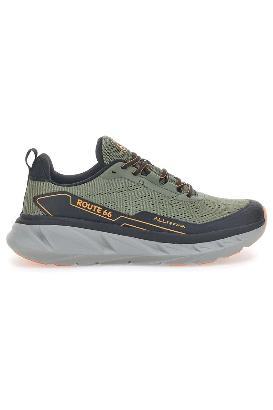 Grüne Sneakers und dicke Sohle ROUTE 66 RO51811D