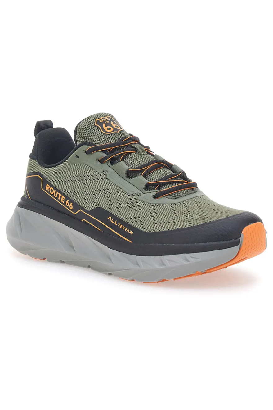 Grüne Sneakers und dicke Sohle ROUTE 66 RO51811D