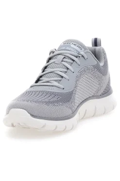 Grüne und schwarze Sneakers mit Memory Foam-Innensohle SKECHERS TRACK GLENDOR
