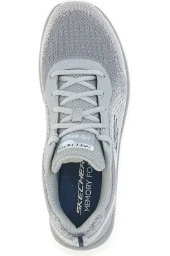 Grüne und schwarze Sneakers mit Memory Foam-Innensohle SKECHERS TRACK GLENDOR