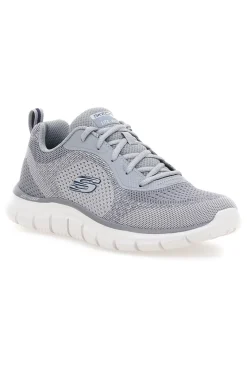 Grüne und schwarze Sneakers mit Memory Foam-Innensohle SKECHERS TRACK GLENDOR