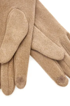 Guanti beige touch screen con interno caldo Biagiotti LB25W908-20