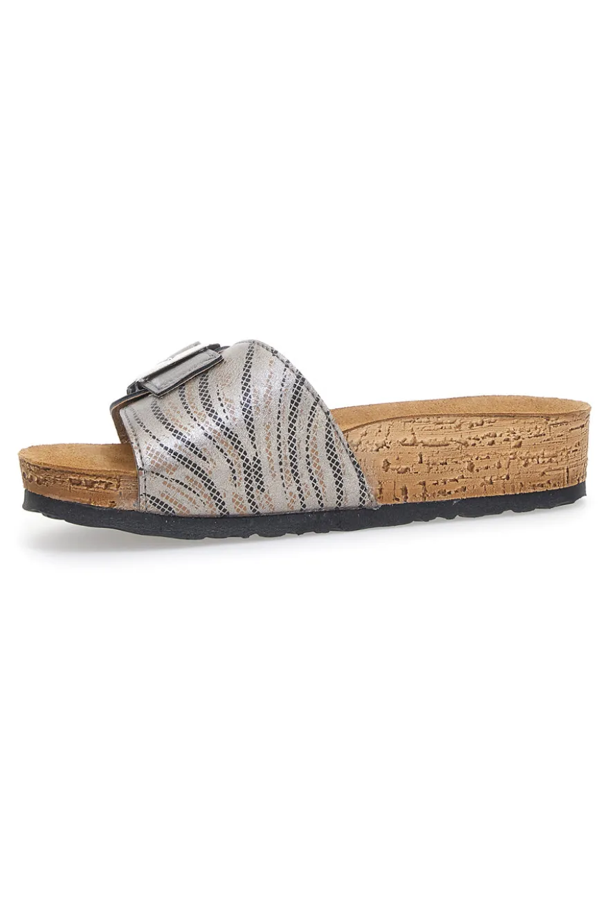 Hausschuhe mit Maxi-Schnalle Inblu 32 NM Anthrazit