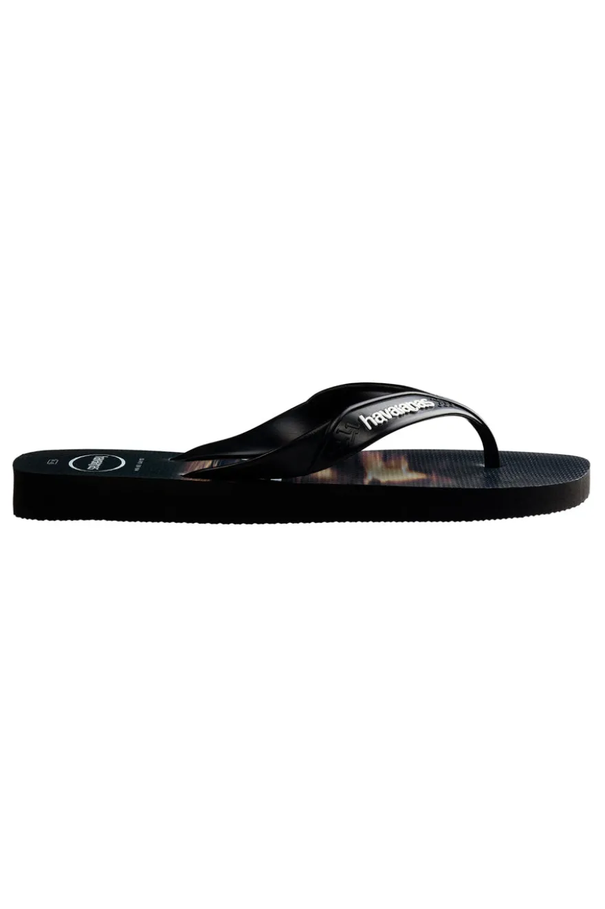 Havaianas Surf Flip Flops Schwarz