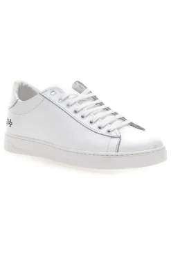 Herren Leder Turnschuhe weiß Ptr 2999