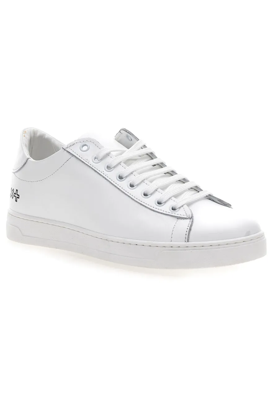 Herren Leder Turnschuhe weiß Ptr 2999