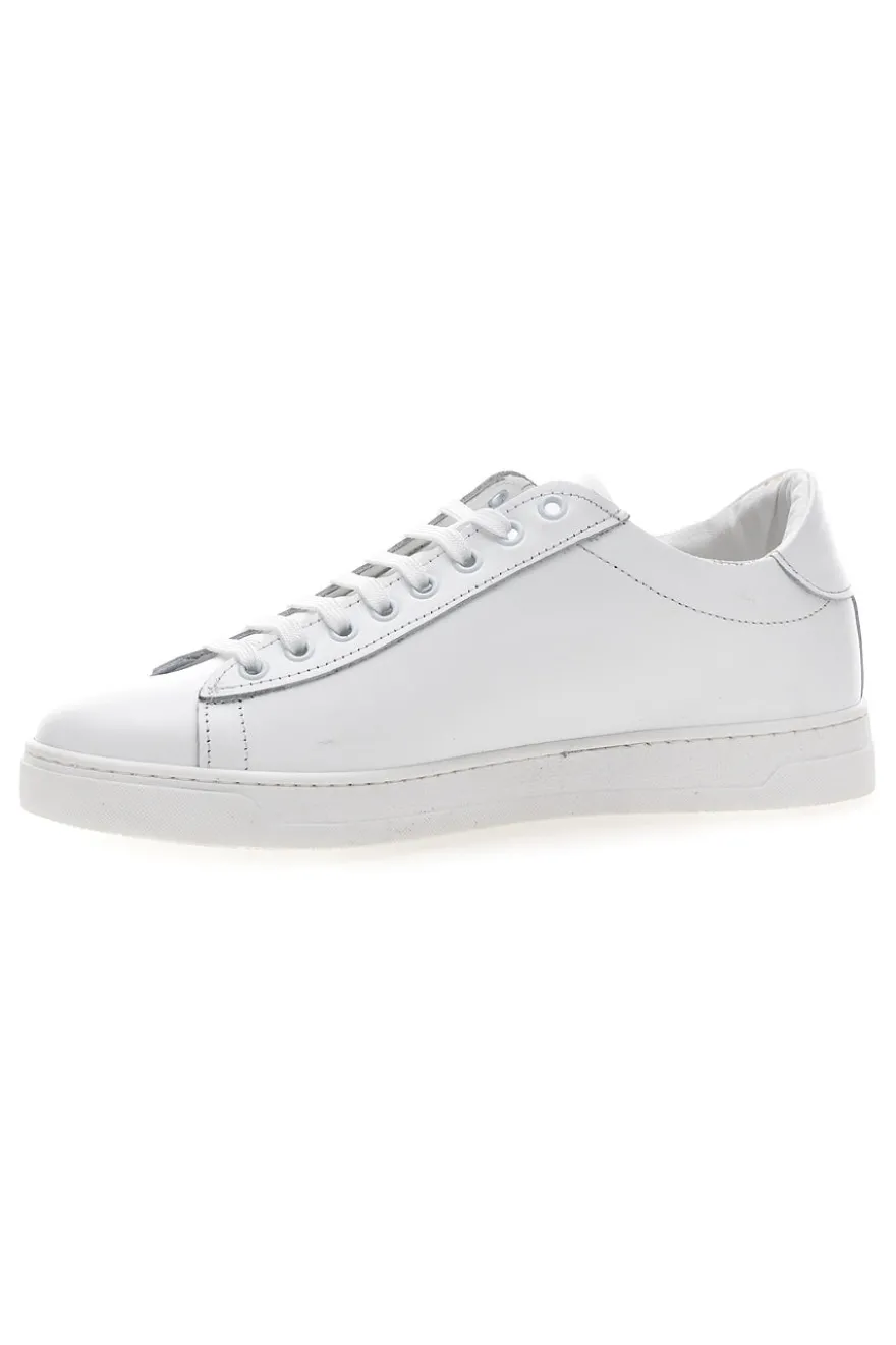 Herren Leder Turnschuhe weiß Ptr 2999