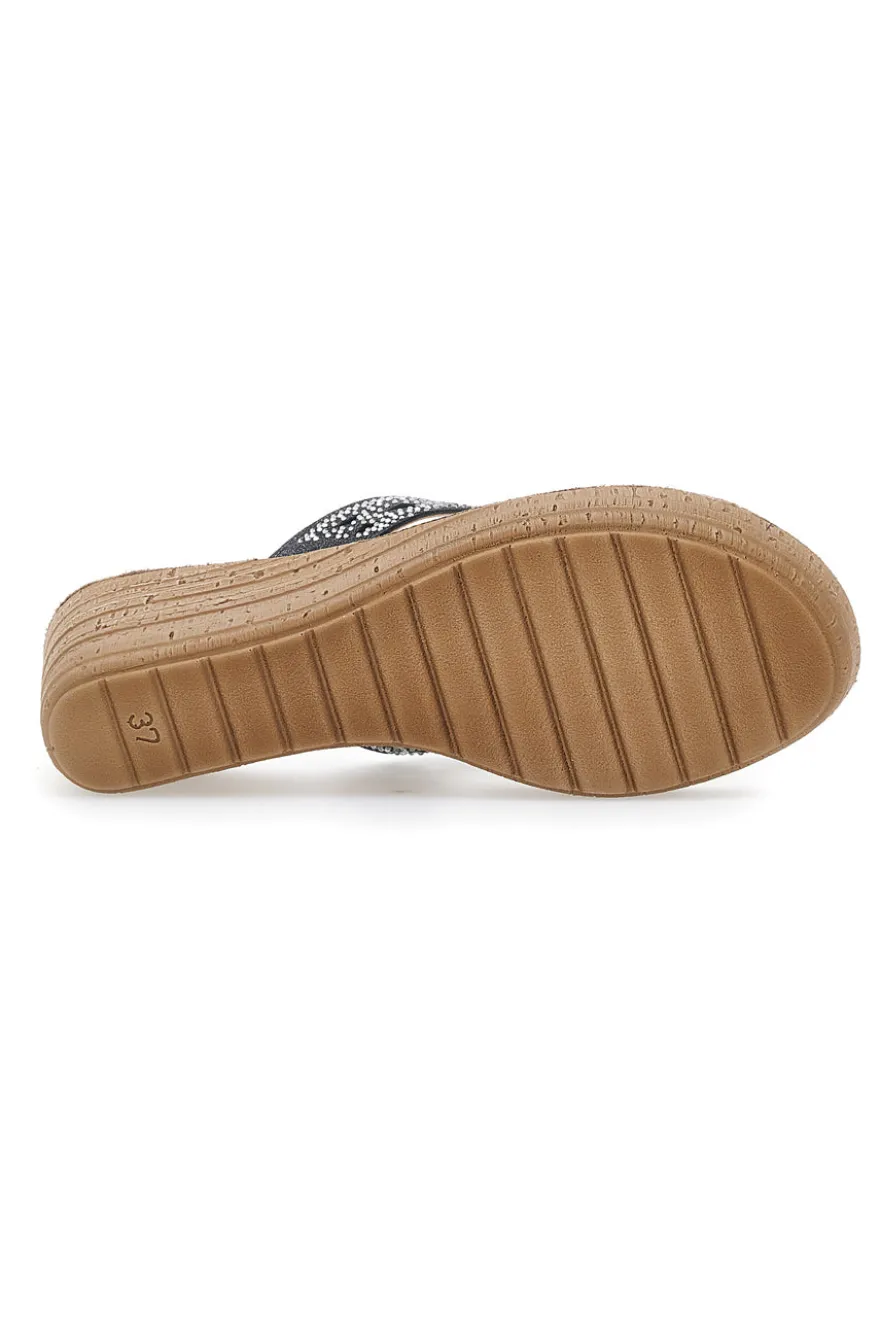 Inblu 45 GM Wedge Flip-Flops Schwarz
