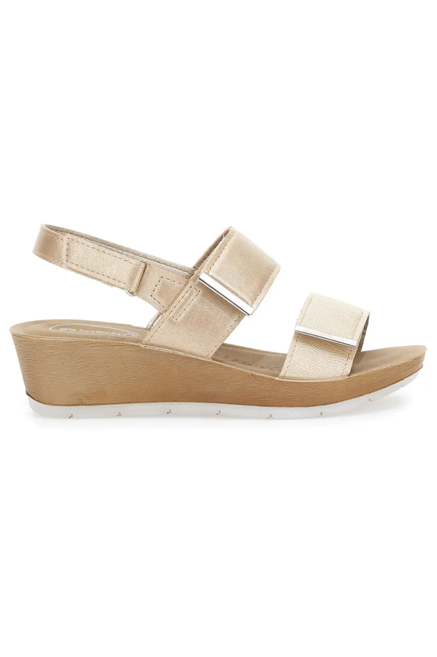 Inblu 13 RN Platinum Keilsandalen