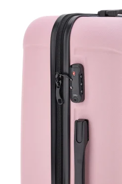 Indigenous Metropolitan 139/G Pink Hartschalen-Trolley mit TSA-Schloss