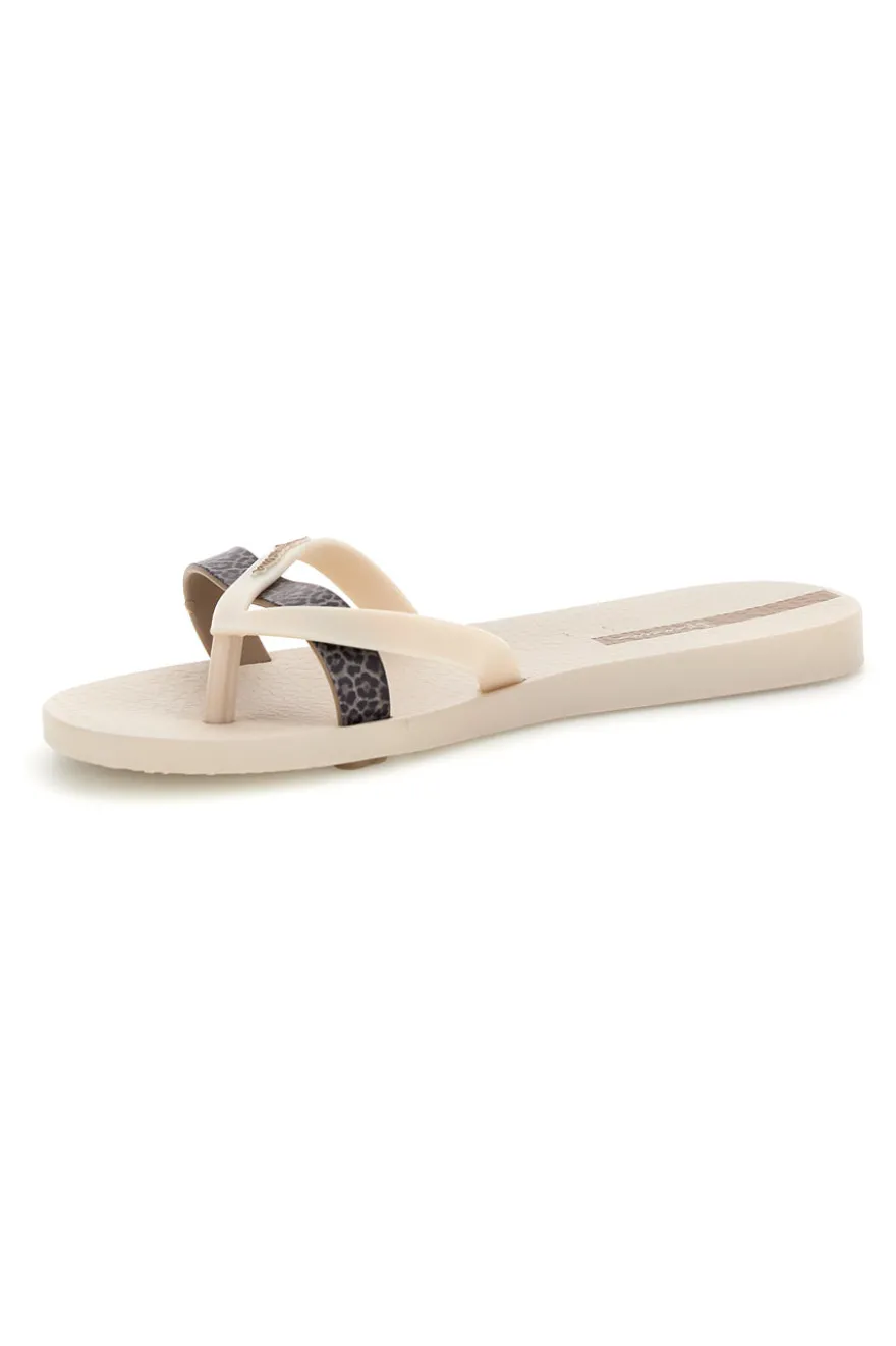 Infradito Beige Fascia Animalier Ipanema IP83673