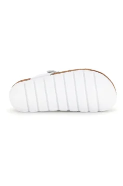 Infradito bianche con sottopiede in vera pelle Pittarello Bio 335P2177SR