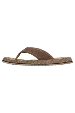 Infradito marroni con fascia in tessuto Skechers Quill Sea Side